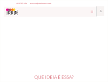 Tablet Screenshot of ideiadeevento.com.br
